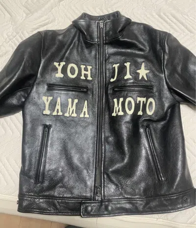 Pre-owned Yohji Yamamoto Pour Homme Riders In Black