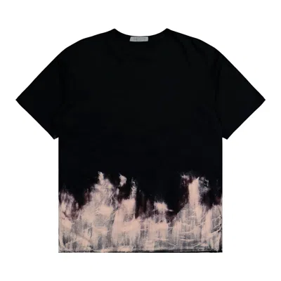 Pre-owned Yohji Yamamoto Pour Homme Round Neck Short-sleeve T-shirt 'black' | Men's Size 3