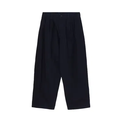 Pre-owned Yohji Yamamoto Pour Homme Side Tape Detail Pants 'indigo' | Blue | Men's Size 3