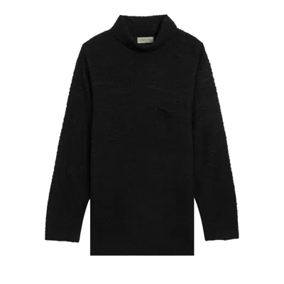 Pre-owned Yohji Yamamoto Pour Homme Turtle Neck Long-sleeve Shirt 'black' | Men's Size 3