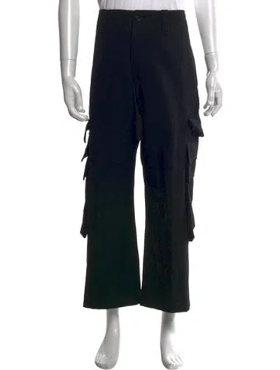 Pre-owned Yohji Yamamoto Pour Homme Vintage Cargo Pants In Black