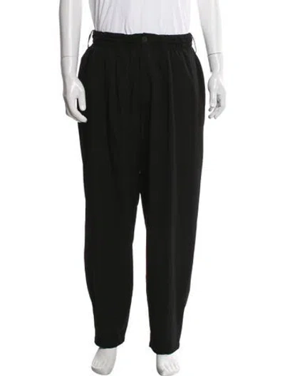 Pre-owned Yohji Yamamoto Pour Homme Wool Joggers In Black