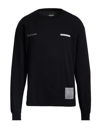 Yohji Yamamoto Pour Homme X Neighborhood Man T-shirt Black Size Xxl Cotton