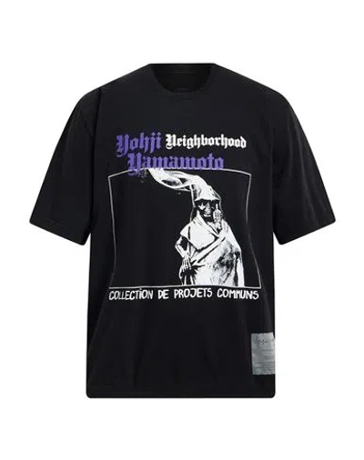 Yohji Yamamoto Pour Homme X Neighborhood Man T-shirt Black Size Xxl Cotton