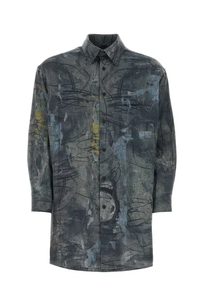 Yohji Yamamoto Printed Cotton Shirt