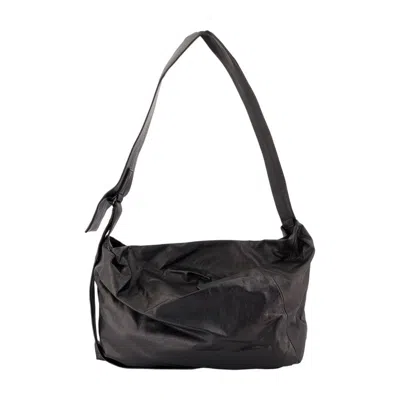 Yohji Yamamoto Puff M Shoulder Bag In Black