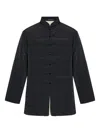 Yohji Yamamoto Quilted Jacket In Black