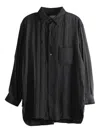 Yohji Yamamoto Quilted Shirt In Black