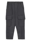 Yohji Yamamoto Quilted Trousers In Gray