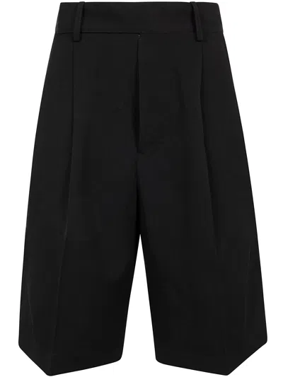 YOHJI YAMAMOTO YOHJI YAMAMOTO R-4TUCK SHORT PANTS