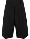 Yohji Yamamoto Women's R-4tuck Short Pants In Black