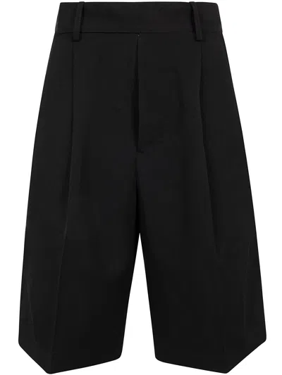 Yohji Yamamoto Women's R-4tuck Short Pants In Black
