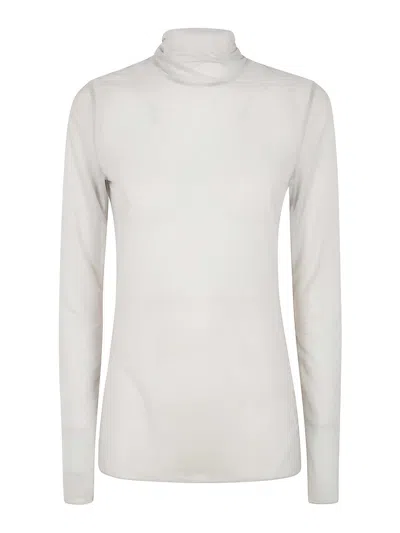 Yohji Yamamoto R-turtleneck T In White