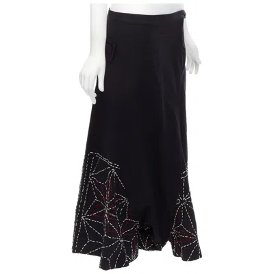 Pre-owned Yohji Yamamoto Rare Y's  Red White Hand Stitched Asymmetric Harem Pants Jp2 M