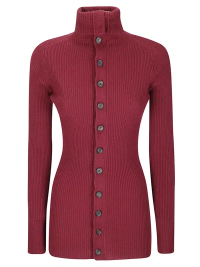 Yohji Yamamoto Ribbed High-neck Sweater In Multi