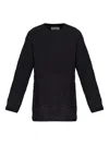 Yohji Yamamoto Ribbed-knit Jumper In Black