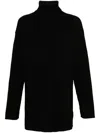 Yohji Yamamoto Ribbed-knit Sweater In Black
