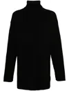 Yohji Yamamoto Ribbed-knit Sweater In Black