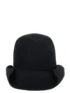 Yohji Yamamoto Curved Brim Soft Texture Hat In Black
