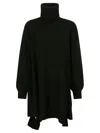 YOHJI YAMAMOTO YOHJI YAMAMOTO ROLL NECK ASYMMETRIC LONG