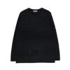 Yohji Yamamoto Round Neck With Design Switching In Blue