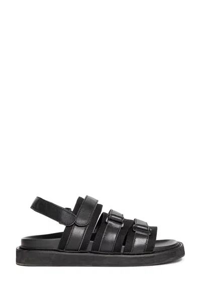 Yohji Yamamoto Man Black Sandals & Slides
