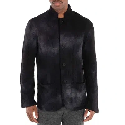 Pre-owned Yohji Yamamoto Seana Herringbone Short Jacket, Brand Size 3 (large) In Check Description
