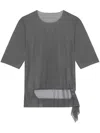 Yohji Yamamoto Short-sleeved T-shirt In Grey