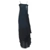 Yohji Yamamoto Shibori Wrap Deconstructed Dress In Green