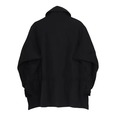 Yohji Yamamoto Shirring Detail Jacket In Black