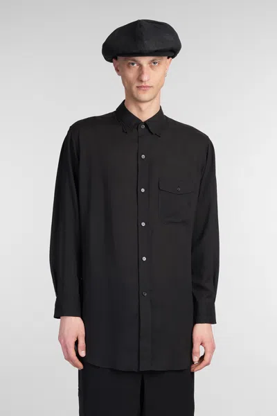Yohji Yamamoto Layered-collar Shirt In Multicolor
