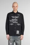 Yohji Yamamoto Black Neighborhood Edition Print Shirt In Black