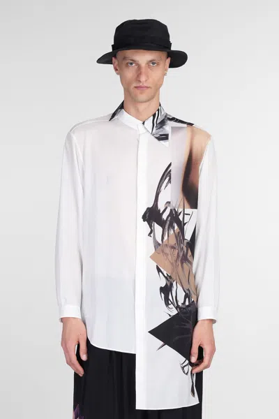 Yohji Yamamoto Shirt In White Cellulose