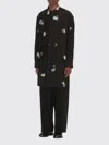Yohji Yamamoto Silk Rear-split Graphic Print Shirt