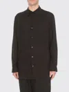 Yohji Yamamoto Black Pour Homme Cotton Shirt In Schwarz