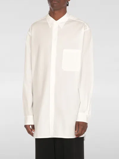 Yohji Yamamoto Semi-sheer Shirt In Beige