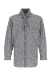 Yohji Yamamoto Cotton Shirt With Floral Pattern And Chest Pocket In Printed