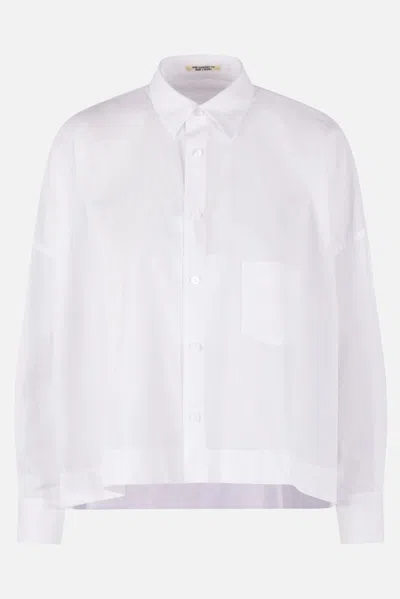 Yohji Yamamoto Long-sleeve Cotton Shirt In White