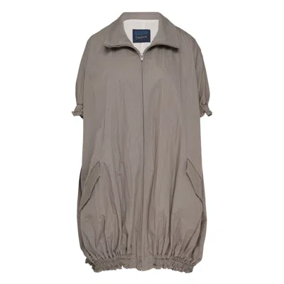 Yohji Yamamoto Short Sleeve Balloon Jacket In Multi