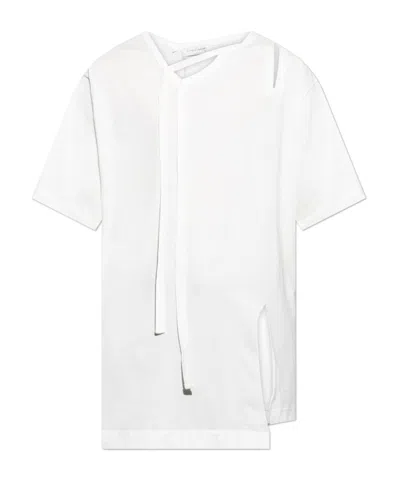 Yohji Yamamoto Short Sleeve T-shirt In White