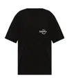 Yohji Yamamoto Logo-embroidered T-shirt In Black