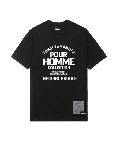 Yohji Yamamoto Short-sleeved T-shirt In Black