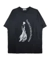 Yohji Yamamoto Short-sleeved T-shirt In Black