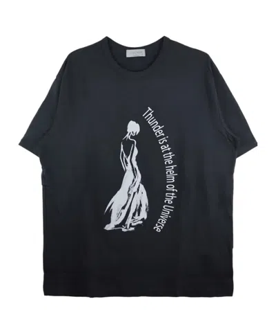 Yohji Yamamoto Short-sleeved T-shirt In Black