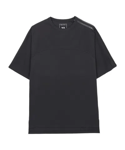 Yohji Yamamoto Short-sleeved T-shirt In Black