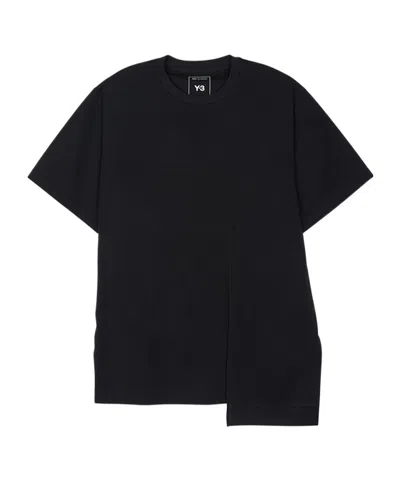 Yohji Yamamoto Short-sleeved T-shirt In Black