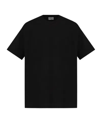 Yohji Yamamoto Short-sleeved T-shirt In Black