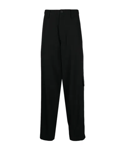 YOHJI YAMAMOTO SIDE SEAM PLEATED CASUAL PANTS