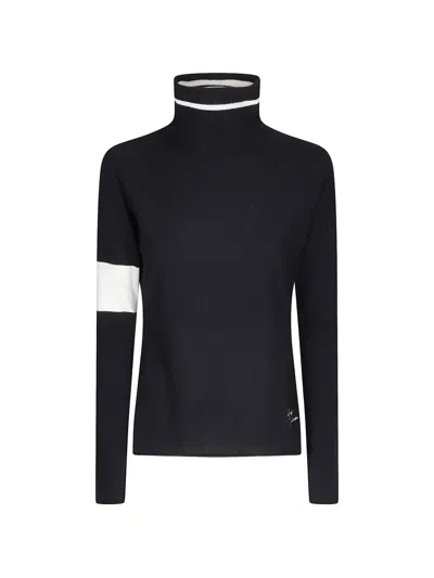 Yohji Yamamoto Signature High-neck Cashmere Sweater In Animal Print