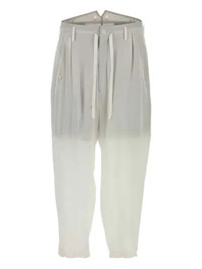 YOHJI YAMAMOTO SILK PANTS